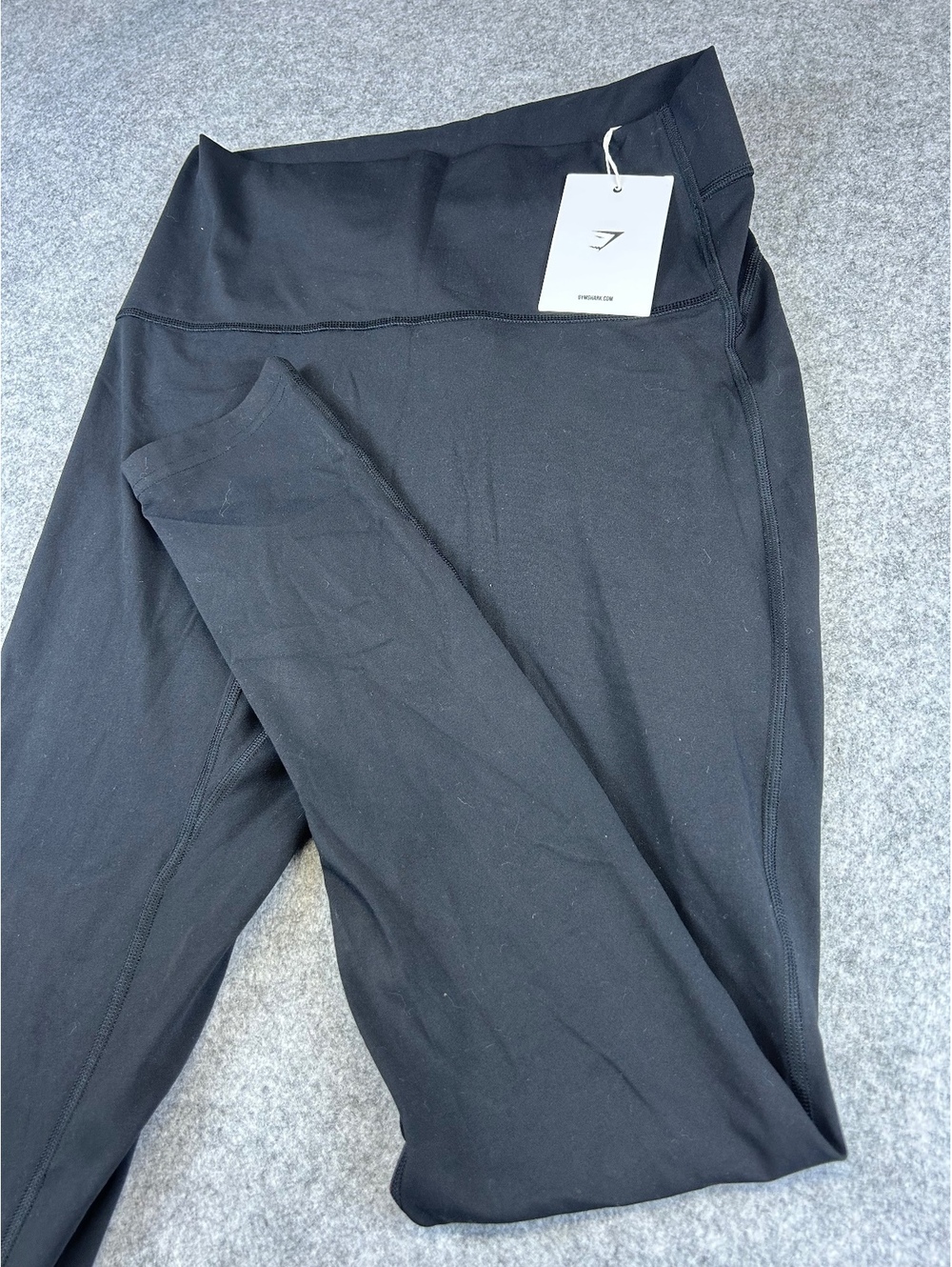 Gymshark Legacy Logo Leggings Womens L Body Lift Scrunch Training Lifting BLack